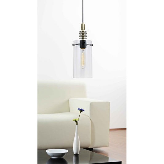 Cal Lighting FX-2734-1 60W Glass Pendant Fixture | Modishstore | Pendant Lamps