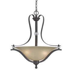 Cal Lighting FX-3530/1P 60W X 3 Riverton Metal Pendant Fixture