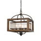 Cal Lighting FX-3536/1C 60W X 4 Semi-Flush Pendant-2