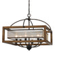 Cal Lighting FX-3536/6 60W X 6 Square Chandelier-2