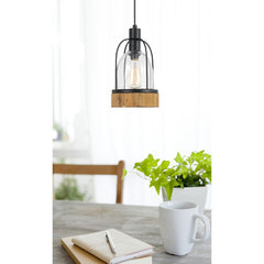 Cal Lighting FX-3584-1P 60W Beacon Glass Pendant