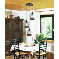 Cal Lighting FX-3584-3 60W X 3 Beacon Glass Pendant