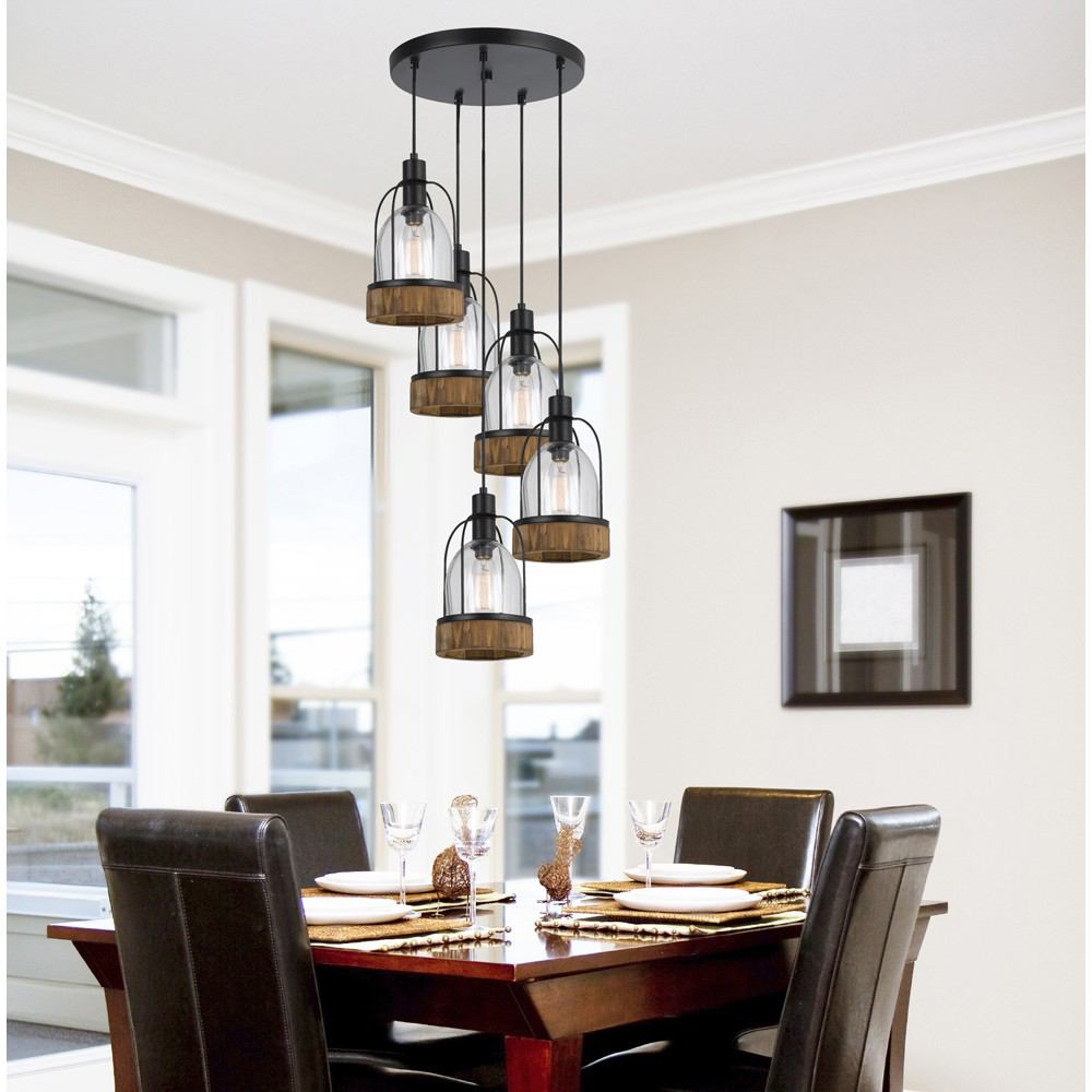 Cal Lighting FX-3584-5 60W X 5 Beacon Pendant Fixture | Modishstore | Pendant Lamps