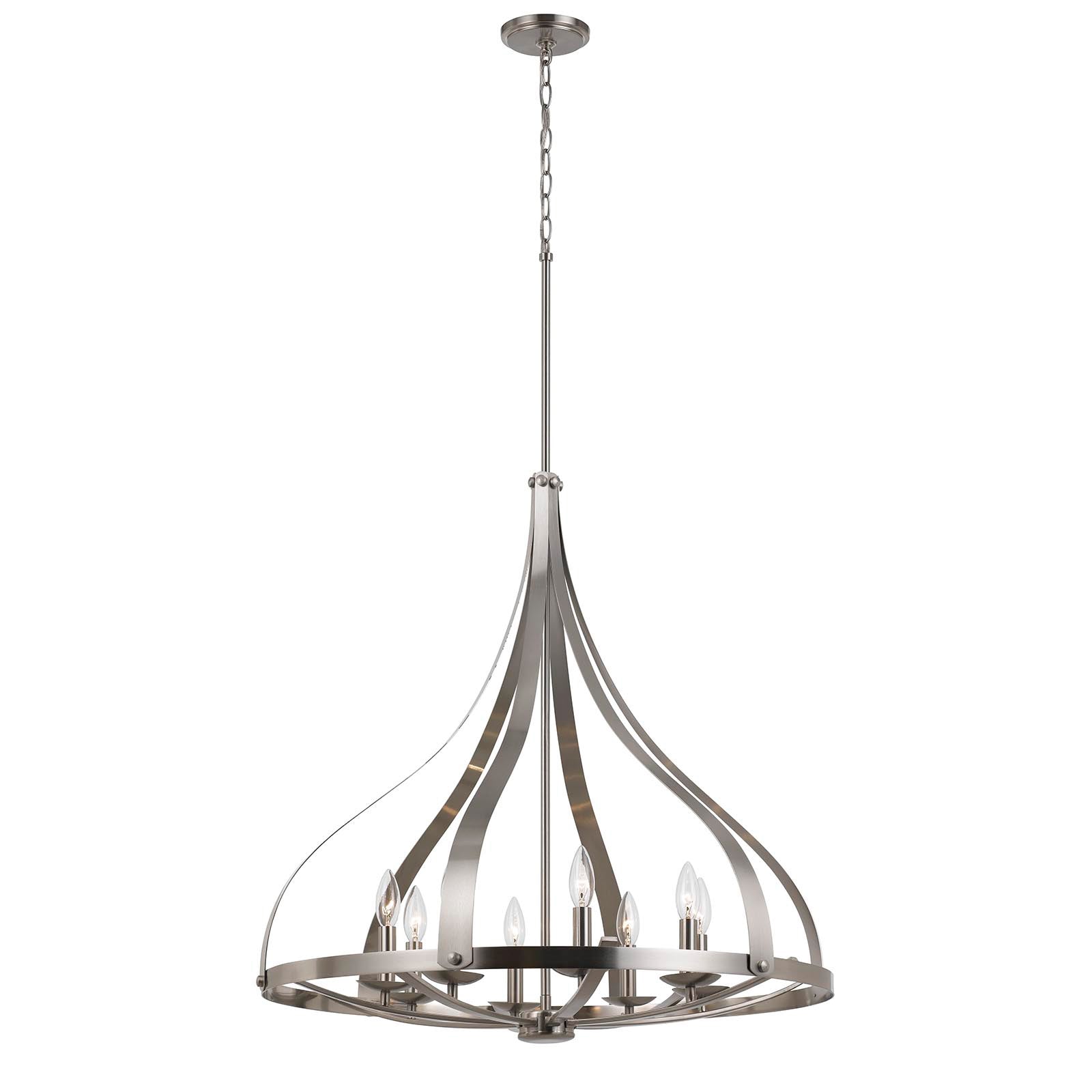 Cal Lighting FX-3589-8 60W X 8 Meridian Chandeliler-2