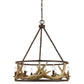 Cal Lighting FX-3618-6 60W X 6 Antler Chandelier-2