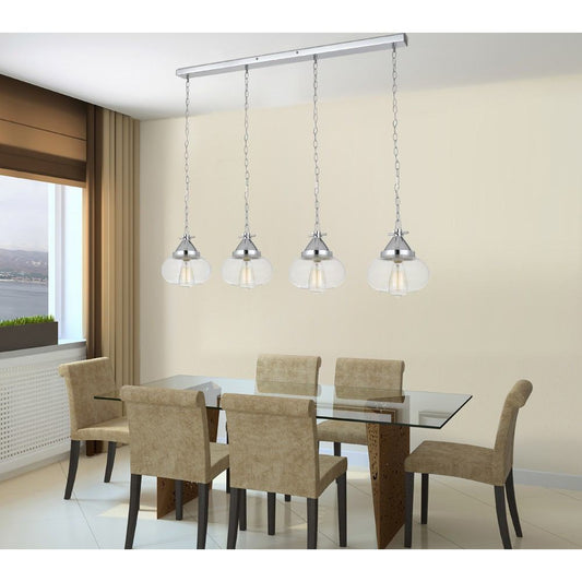 Cal Lighting FX-3624-4P Glass Pendant Lamps | Modishstore | Pendant Lamps