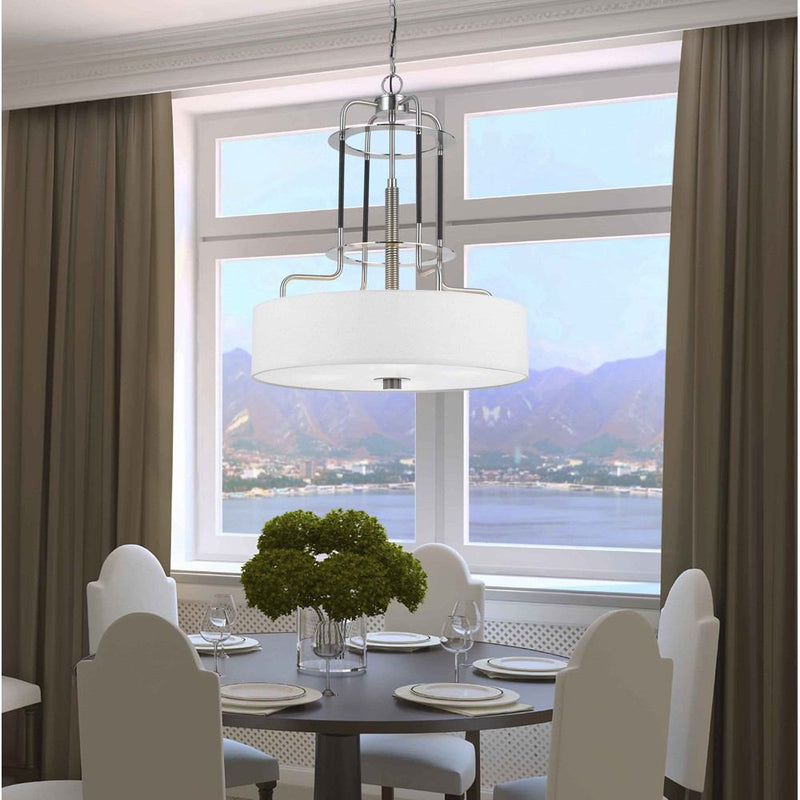 Cal Lighting FX-3652-4 60W X 4 Transformer Metal Chandelier | Modishstore | Chandeliers