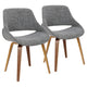 LumiSource Fabrico Chair - Set of 2 | Modishstore | Dining Chairs - 9