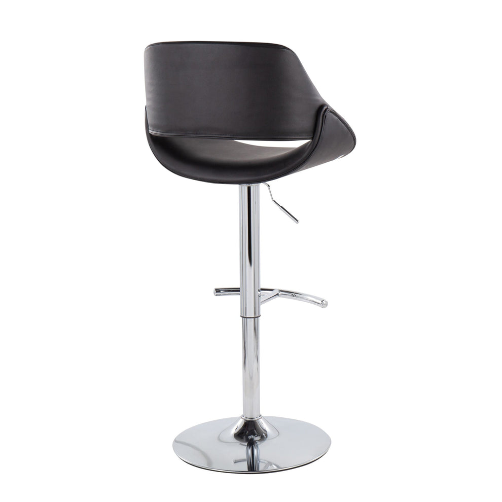 Fabrico Adjustable Bar Stool - Set of 2 By LumiSource | Bar Stools | Modishstore - 4