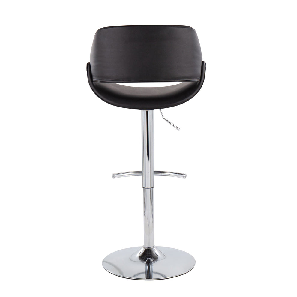 Fabrico Adjustable Bar Stool - Set of 2 By LumiSource | Bar Stools | Modishstore - 5