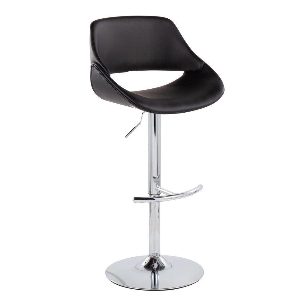 Fabrico Adjustable Bar Stool - Set of 2 By LumiSource | Bar Stools | Modishstore - 2