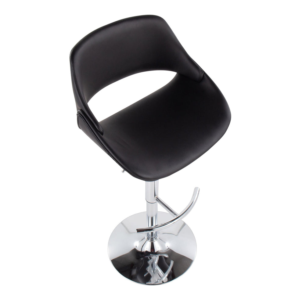 Fabrico Adjustable Bar Stool - Set of 2 By LumiSource | Bar Stools | Modishstore - 7
