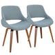 LumiSource Fabrico Chair - Set of 2 | Modishstore | Dining Chairs - 2