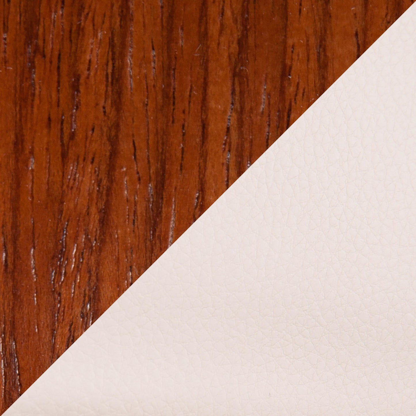 Fabrico Mid-Century Modern Fixed-Height Counter Stool in Walnut Wood with Square Black Footrest and Black Faux Leather By LumiSource - Set of 2 | Counter Stools | Modishstore - 10