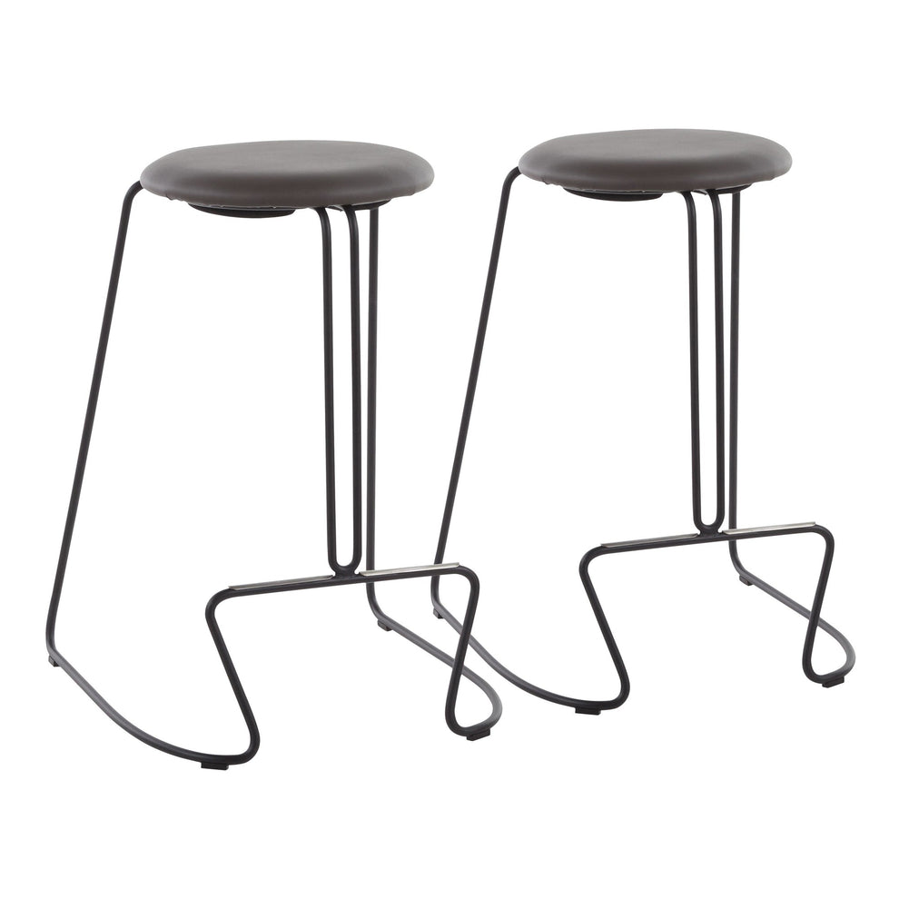 LumiSource Finn Counter Stool - Set of 2-6