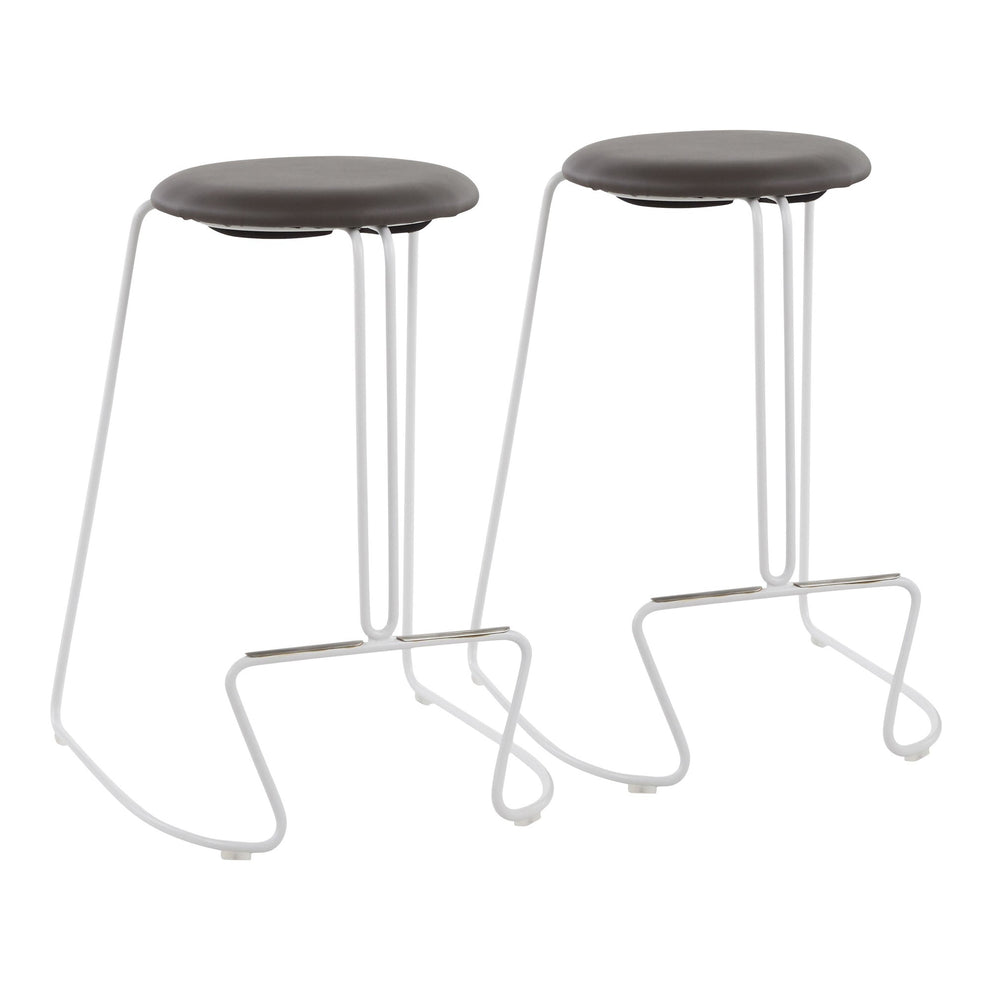 LumiSource Finn Counter Stool - Set of 2-15