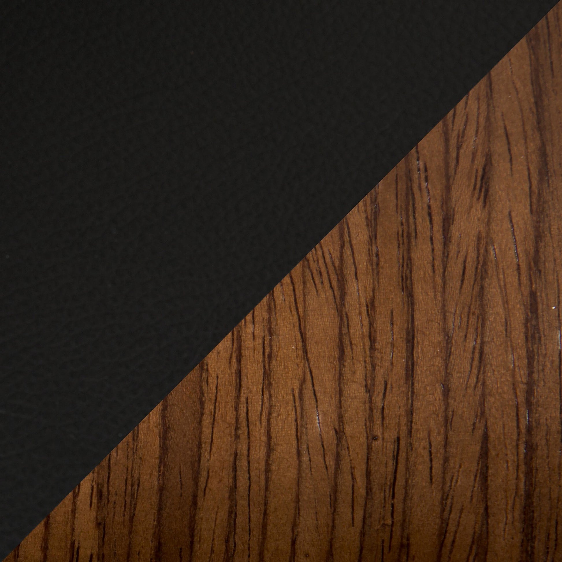 Folia Mid-Century Modern Adjustable Barstool with Swivel in Chrome, Walnut Wood and Black Faux Leather By LumiSource - Set of 2 | Bar Stools | Modishstore - 5