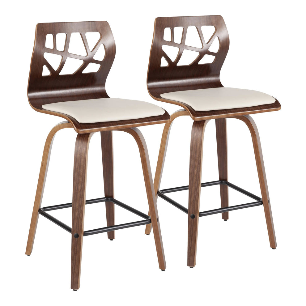 LumiSource Folia Counter Stool - Set of 2-37