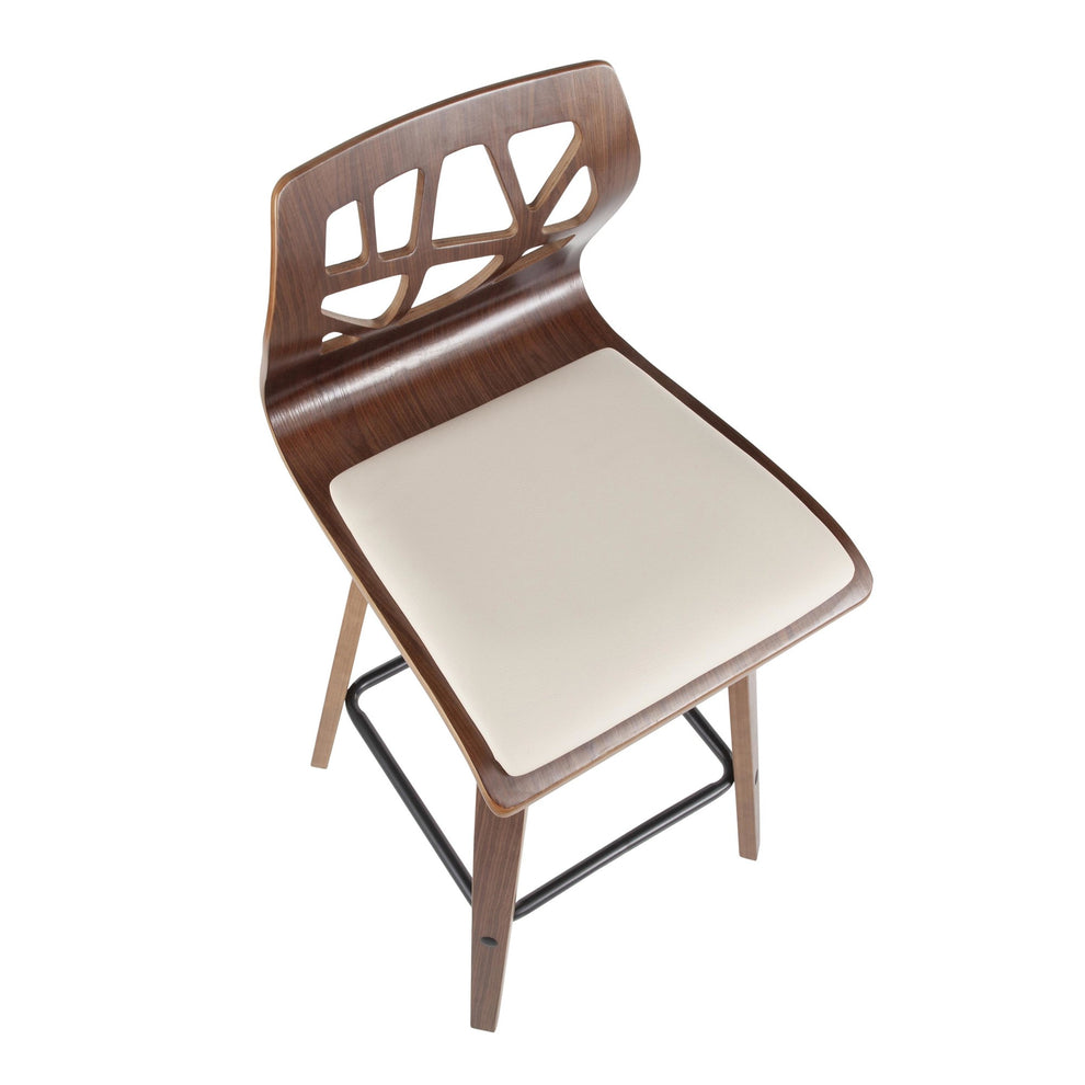 LumiSource Folia Counter Stool - Set of 2-8