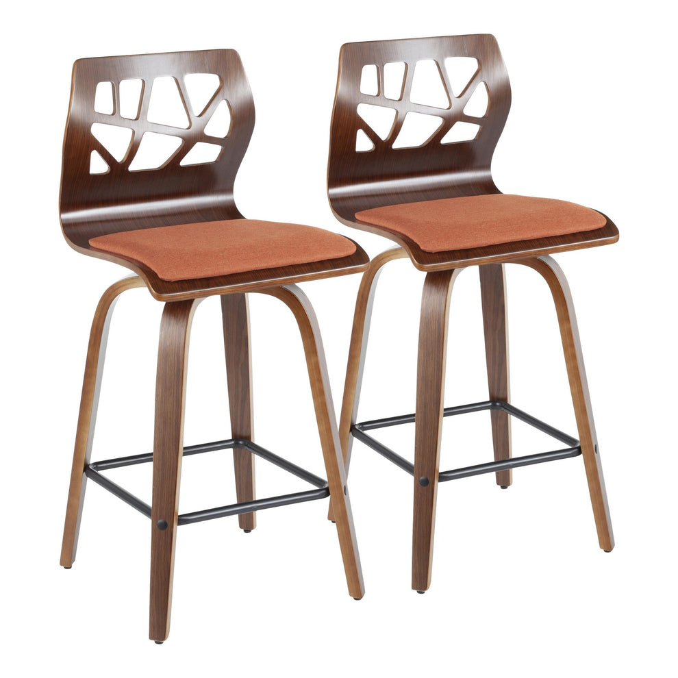 LumiSource Folia Counter Stool - Set of 2-36