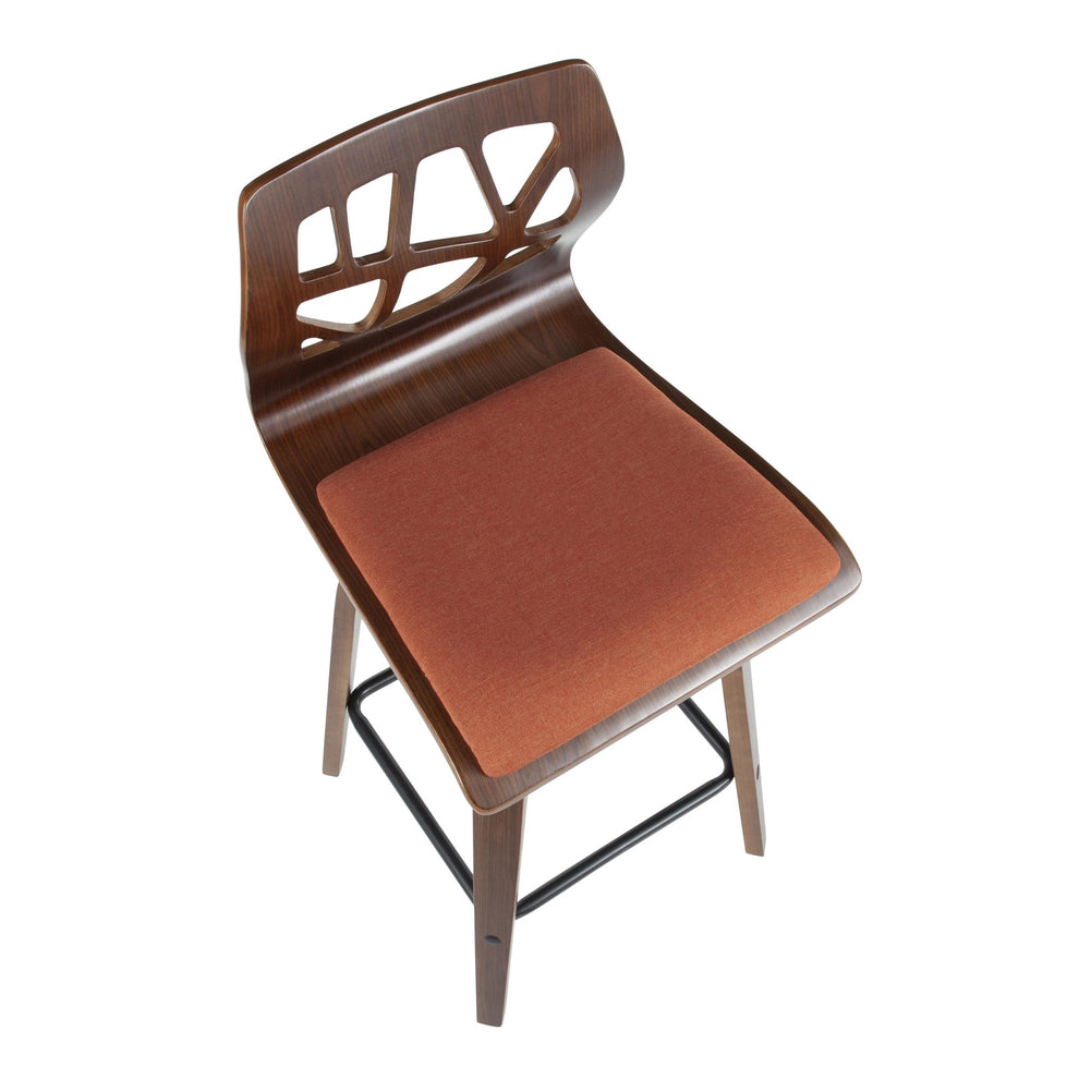 LumiSource Folia Counter Stool - Set of 2-12