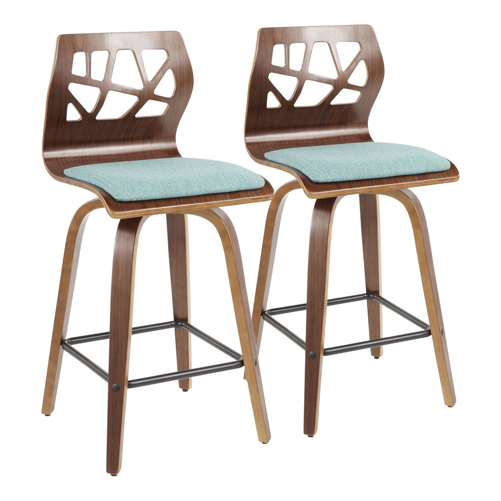 LumiSource Folia Counter Stool - Set of 2-35