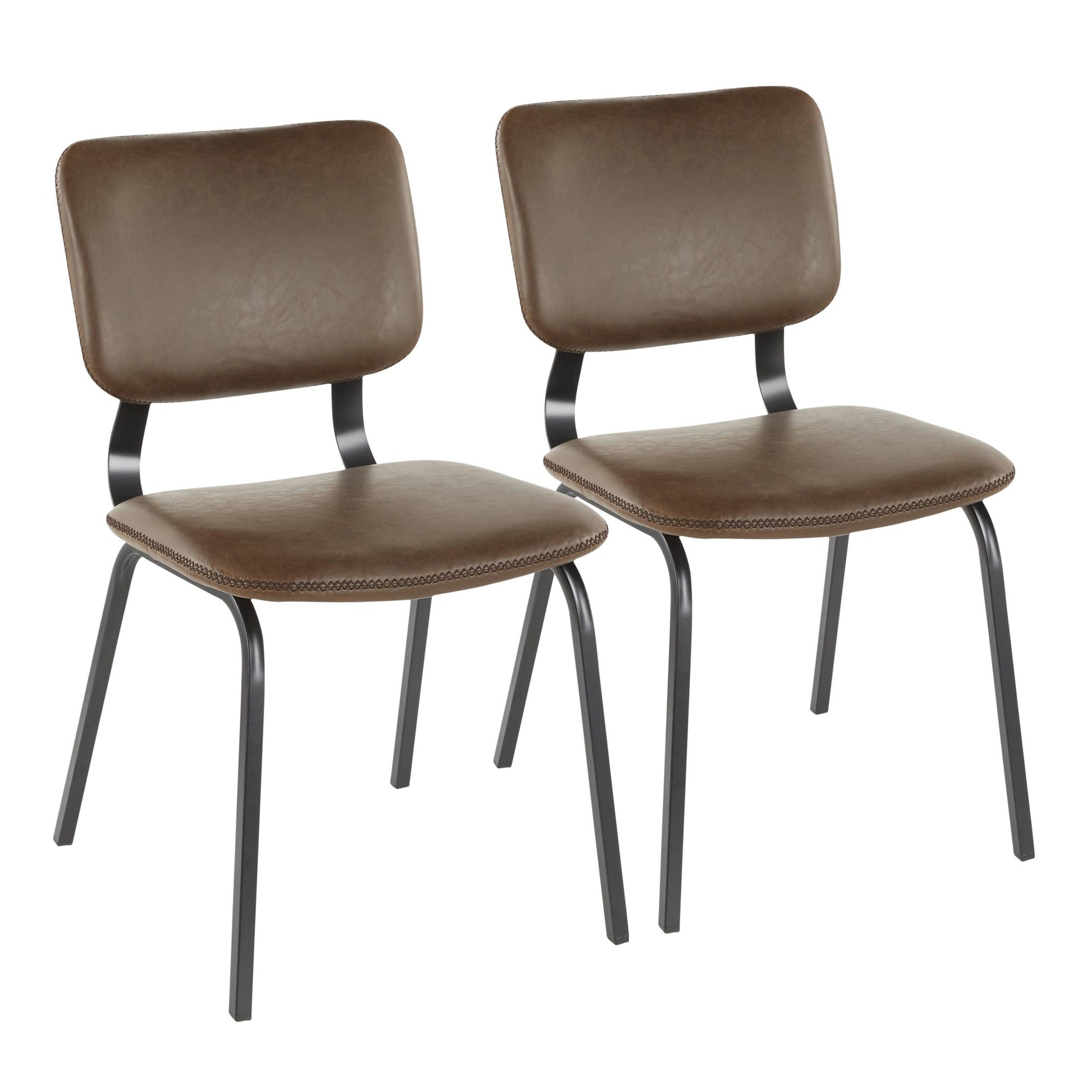 LumiSource Foundry Chair - Set of 2 | Modishstore | Dining Chairs - 14
