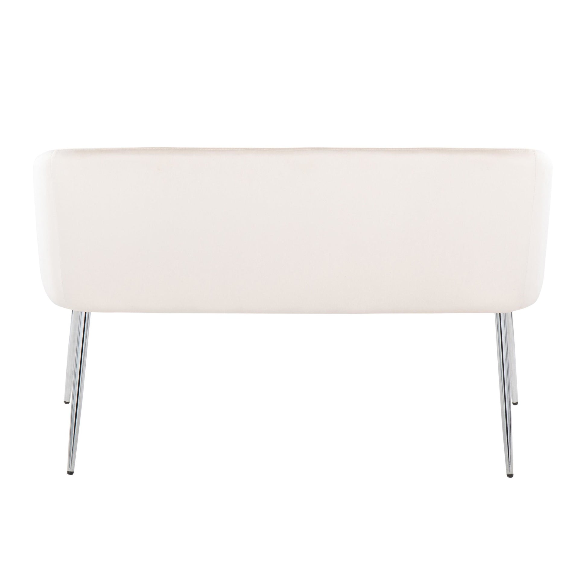 Fran Glam Bench in Gold Metal and Light Blue Velvet By LumiSource | Benches | Modishstore - 20