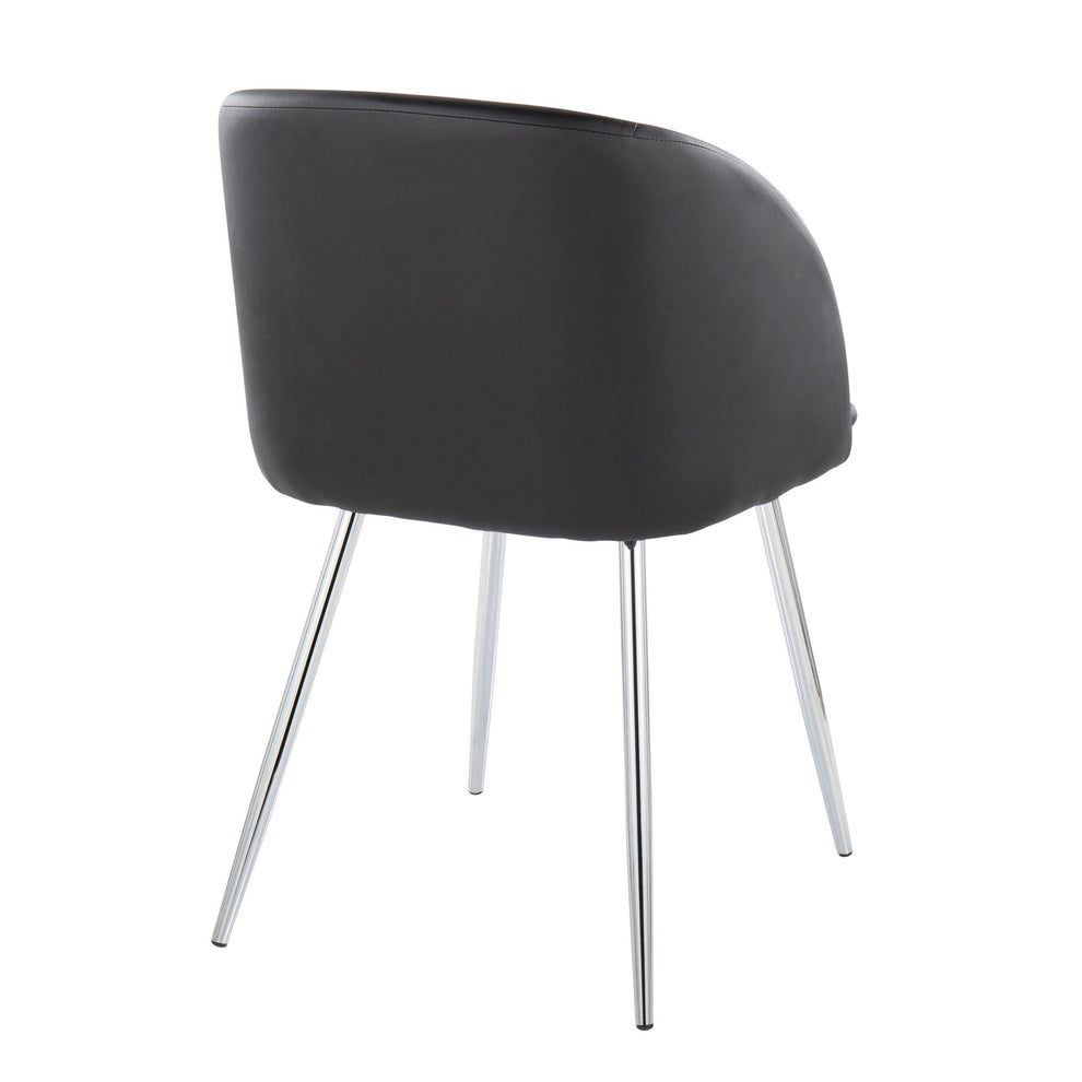 Fran Chair - Set of 2 Black By LumiSource | Dining Chairs | Modishstore - 4