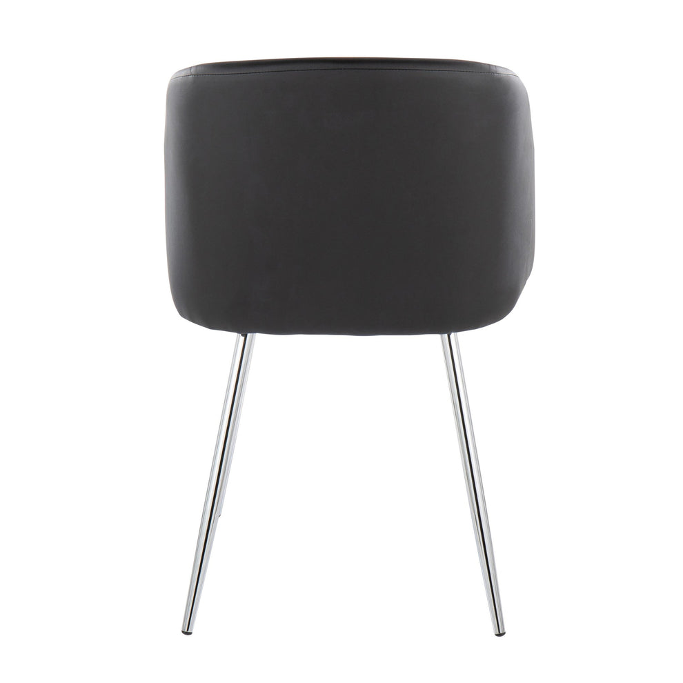Fran Chair - Set of 2 Black By LumiSource | Dining Chairs | Modishstore - 5