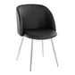 Fran Chair - Set of 2 Black By LumiSource | Dining Chairs | Modishstore - 2