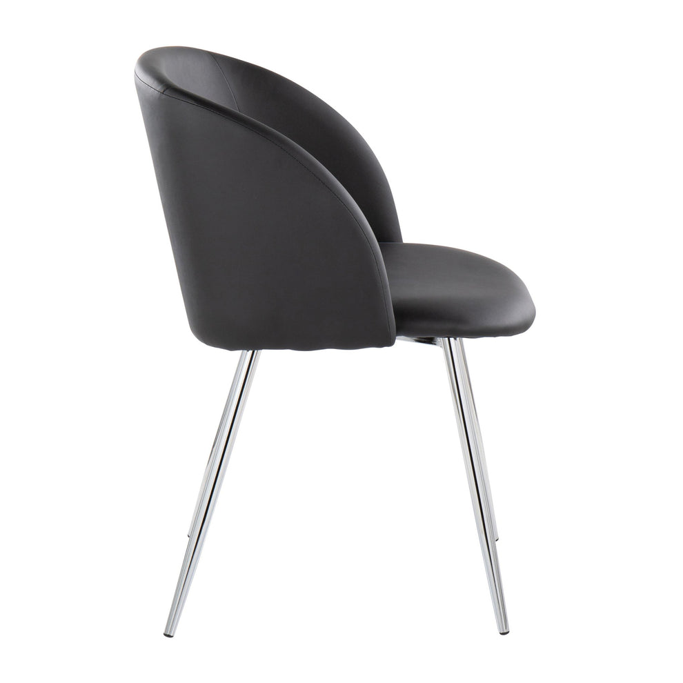 Fran Chair - Set of 2 Black By LumiSource | Dining Chairs | Modishstore - 3