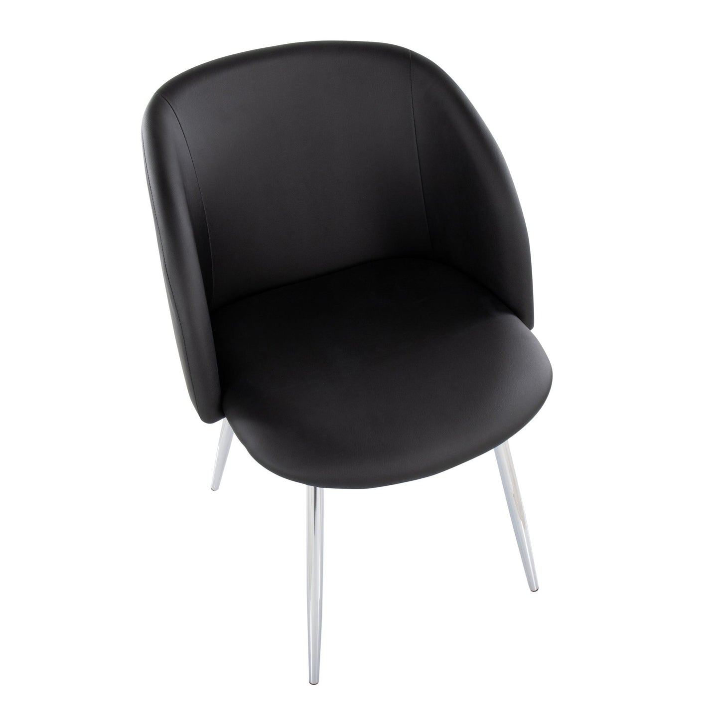 Fran Chair - Set of 2 Black By LumiSource | Dining Chairs | Modishstore - 7