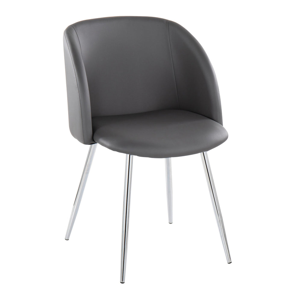 Fran Chair - Set of 2 Black By LumiSource | Dining Chairs | Modishstore - 9