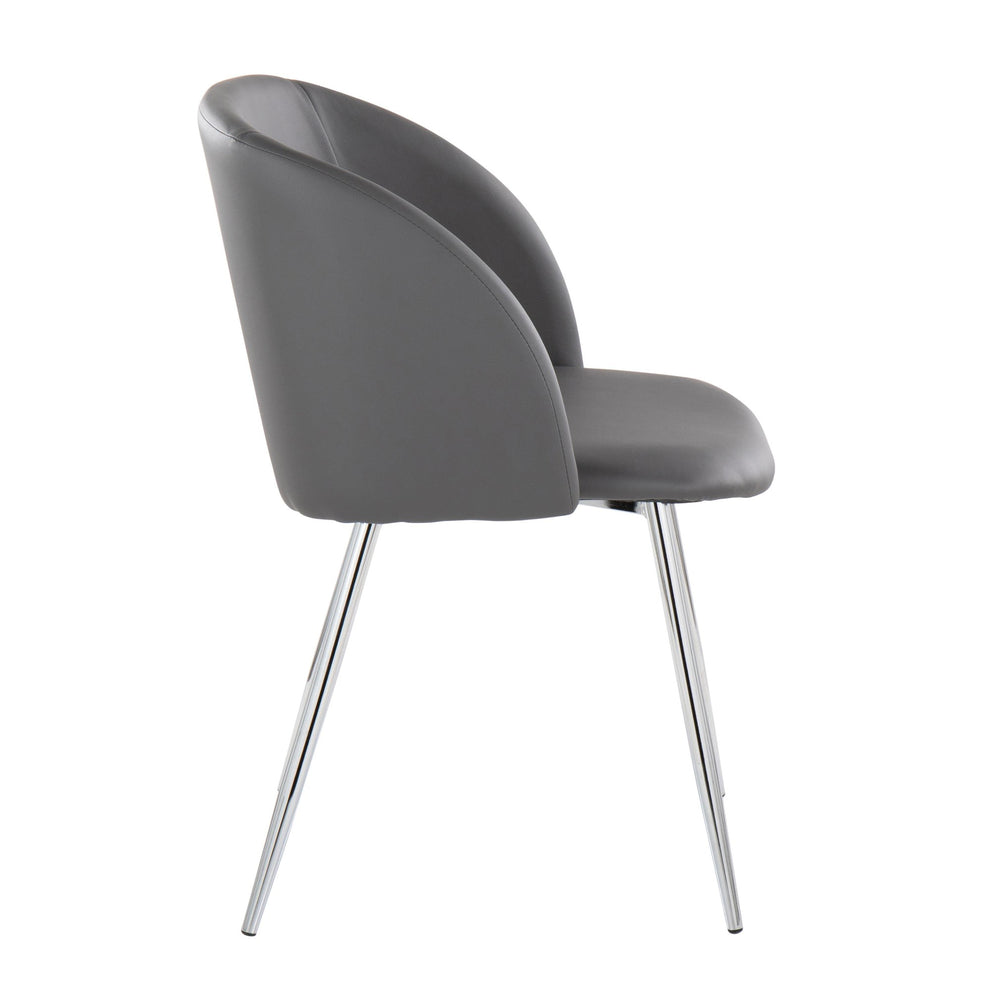 Fran Chair - Set of 2 Black By LumiSource | Dining Chairs | Modishstore - 10