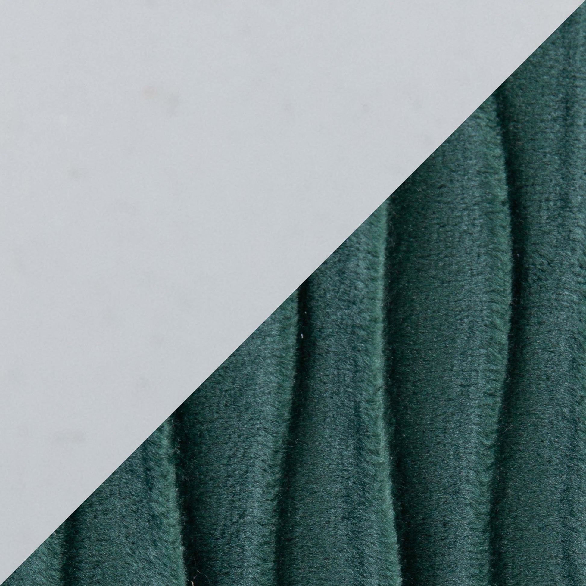 Fran Pleated Contemporary/Glam Fixed-Height Counter Stool in Chrome Metal and Green Velvet By LumiSource - Set of 2 | Counter Stools | Modishstore - 4