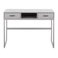 Franklin Contemporary Console Table in Grey Metal and Grey Wood By LumiSource | Console Tables | Modishstore - 3