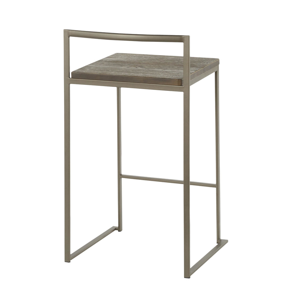 LumiSource Fuji Stacker Counter Stool - Set of 2-4