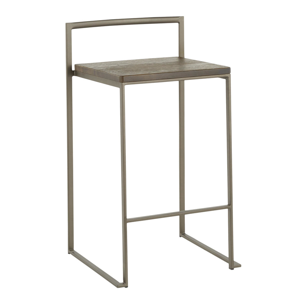 LumiSource Fuji Stacker Counter Stool - Set of 2-3