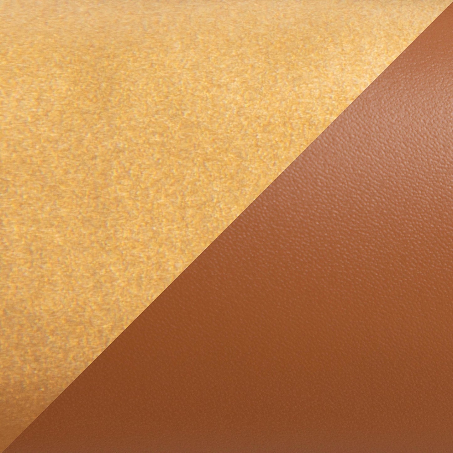 Fuji Contemporary Barstool in Gold with Camel Faux Leather By LumiSource - Set of 2 | Bar Stools | Modishstore - 4