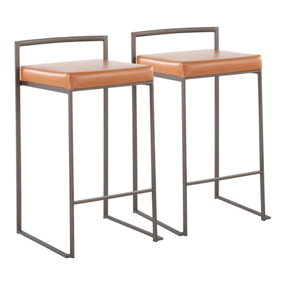 Fuji Stacker Counter Stool - Set of 2 | Modishstore | Counter Stools