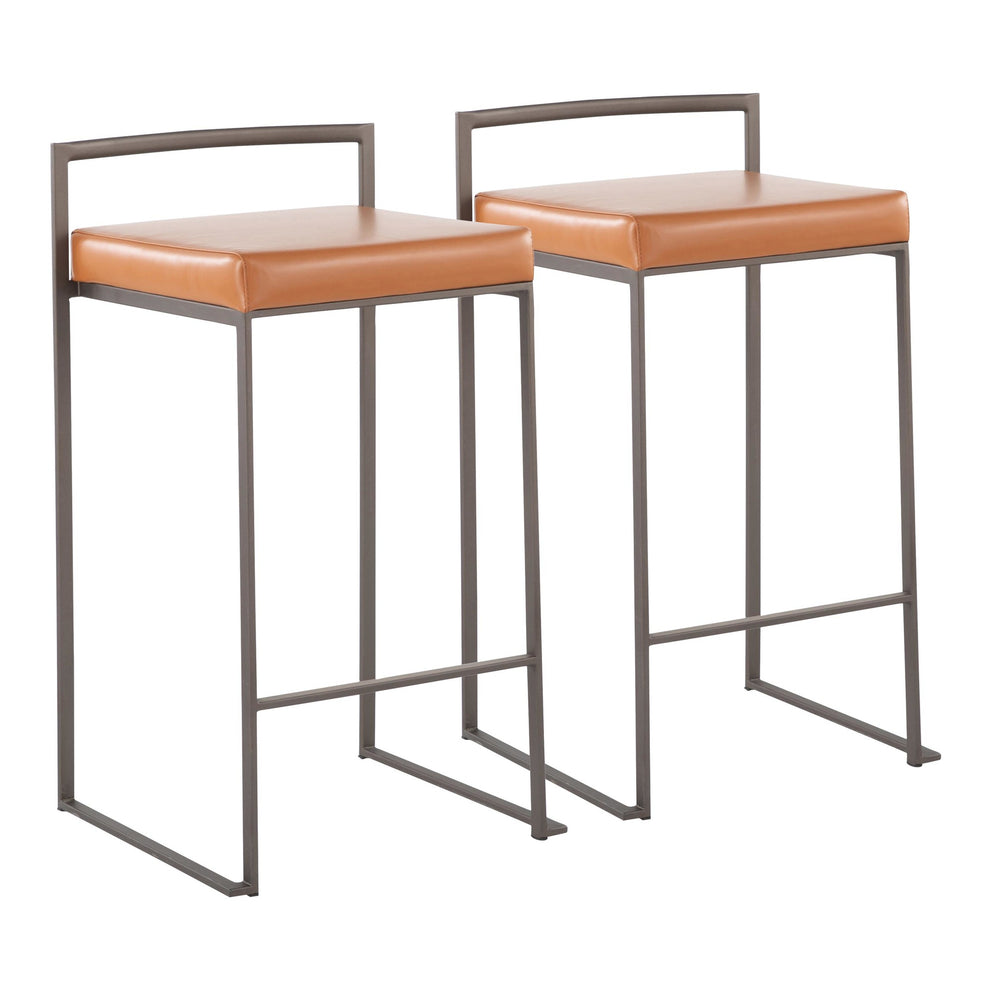 Fuji Stacker Counter Stool - Set of 2 | Modishstore | Counter Stools