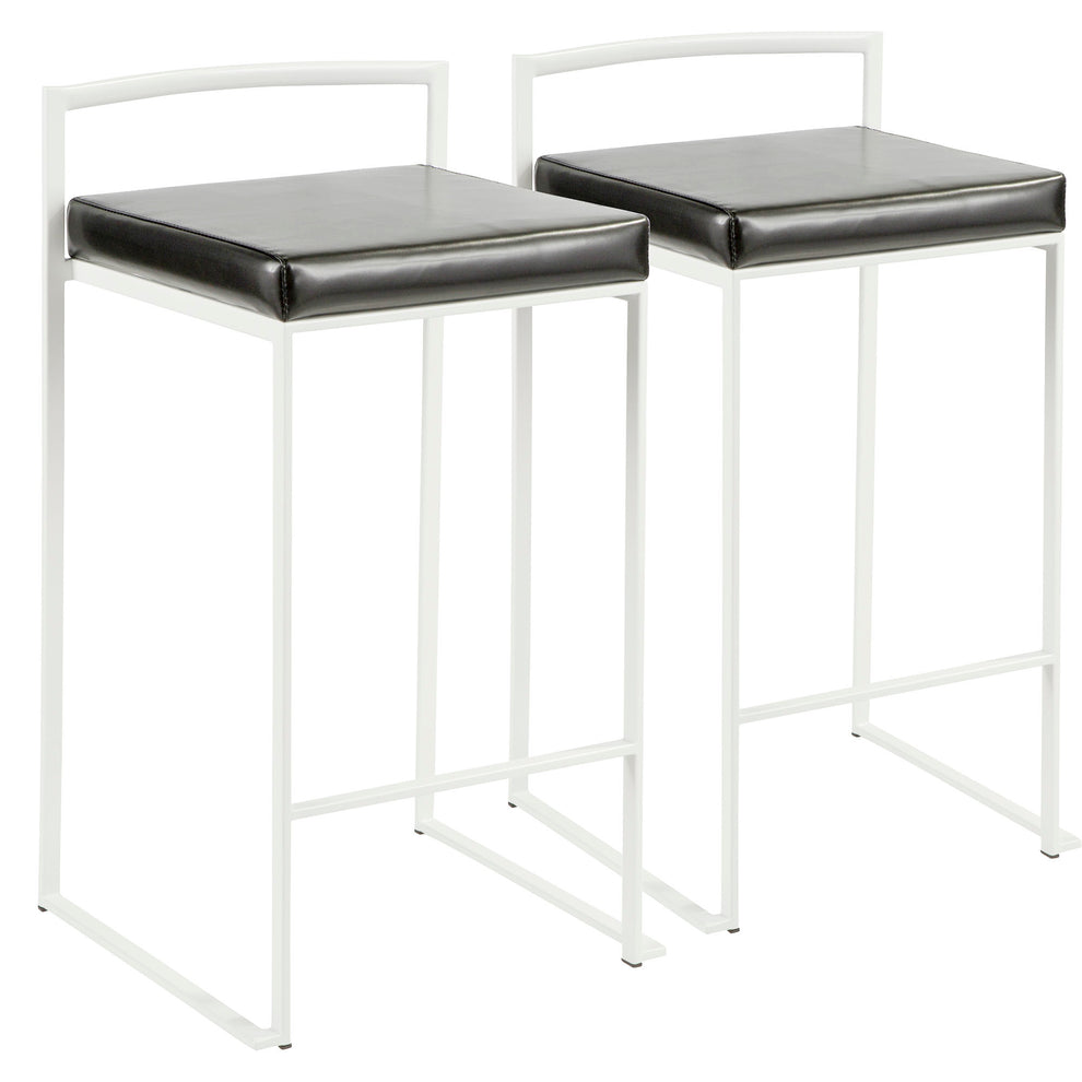 Fuji Stacker Counter Stool - Set of 2 | Modishstore | Counter Stools