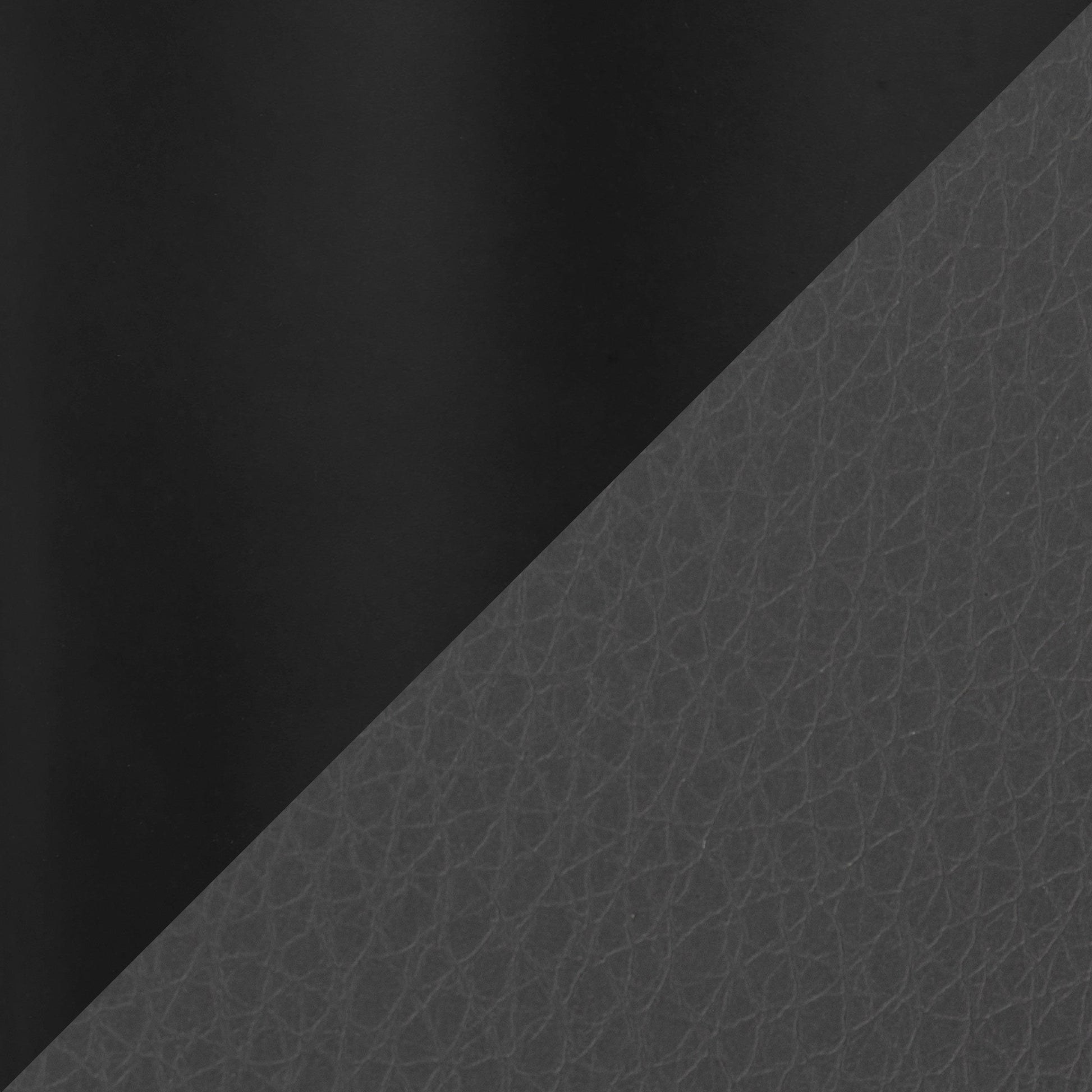 Fuji Contemporary High Back Barstool in Black Steel and Grey Faux Leather By LumiSource - Set of 2 | Bar Stools | Modishstore - 4