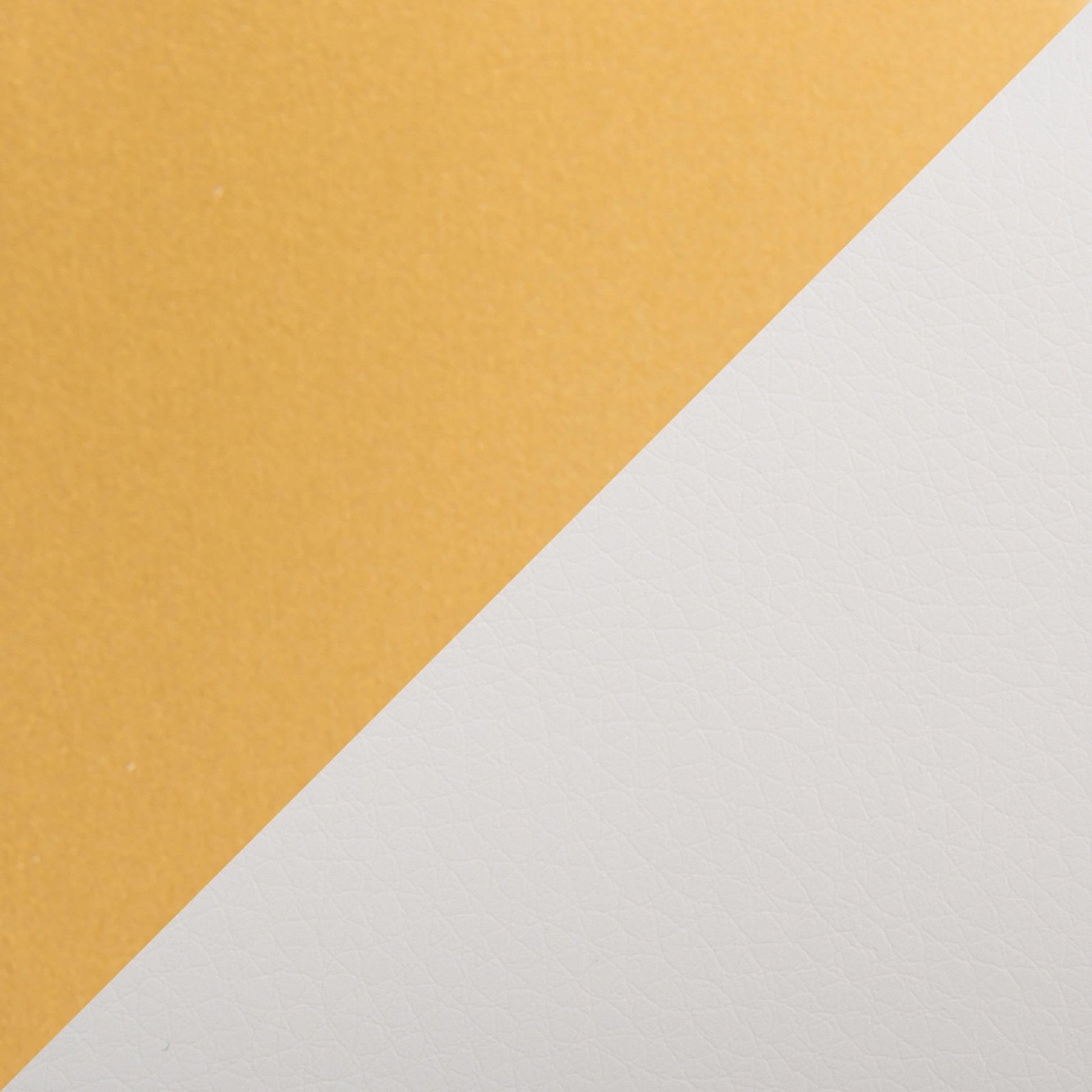 Fuji Contemporary High Back Barstool in Gold Steel and White Faux Leather By LumiSource - Set of 2 | Bar Stools | Modishstore - 4