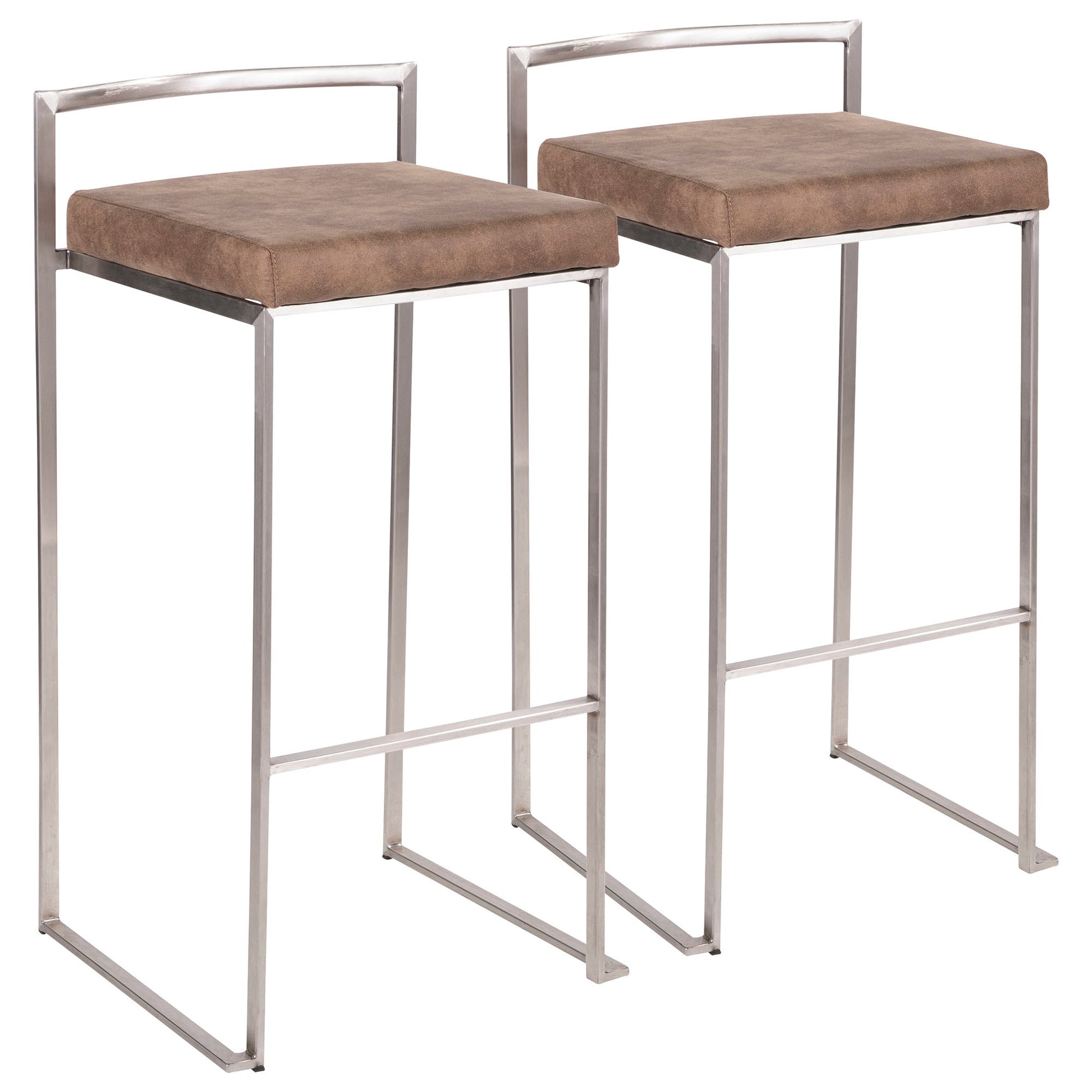 LumiSource Fuji Barstool - Set of 2-14