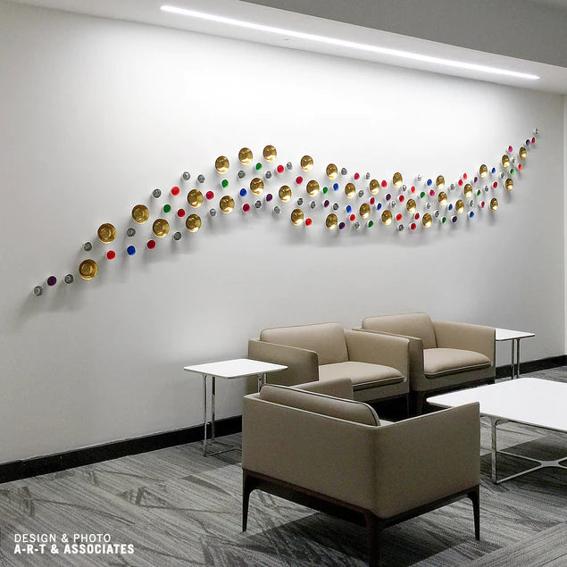 Wall Play Full Moon Gold Leaf By Gold Leaf Design Group Set Of 12 | Wall Decor | Modishstore - 4