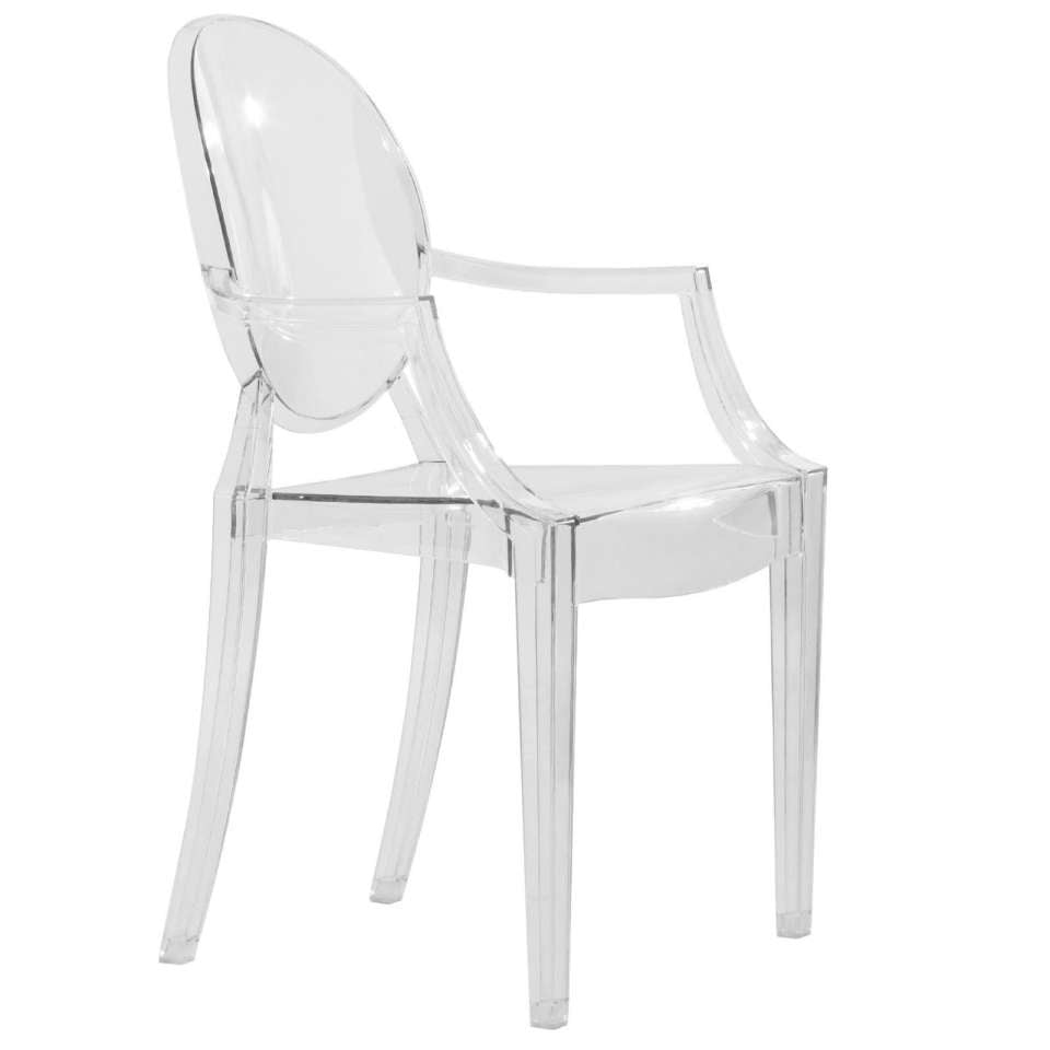 LeisureMod Carroll Modern Acrylic Chair | Side Chairs | Modishstore - 3