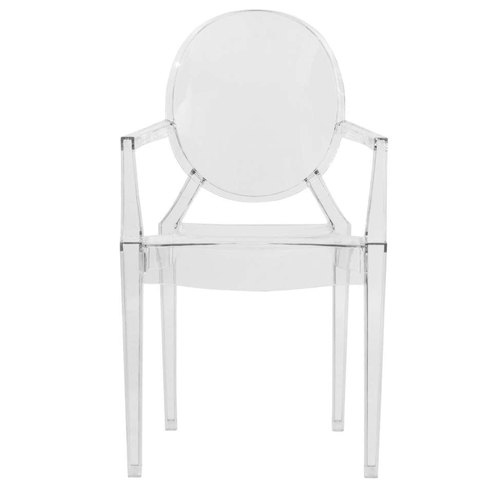 LeisureMod Carroll Modern Acrylic Chair, Set of 2 | Side Chairs | Modishstore - 5