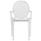 LeisureMod Carroll Modern Acrylic Chair | Side Chairs | Modishstore - 2